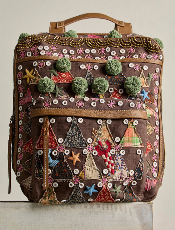 Free People Handbags - FREE PEOPLE WE THE FREE X THE FALLS BEXLEY EMBELLISHED EMBROIDERED BACKPACK BAG